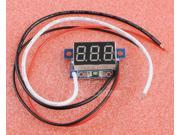 Yellow LED Panel Meter DC 0 To 5A Mini Digital Ammeter