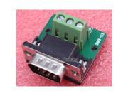 DB9 G3 DB9 Teeth Type Connector 3Pin Male Adapter Terminal Module RS232