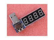 USB Voltage Ammeter 4.5V 9.9V 0 3A Volt Ammeter LED Display