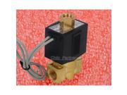 1 4 Electric Water Gas Oil Solenoid Valve 24 V DC 24V Normally open