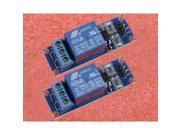2pcs 12V 1 Channel Relay Module with Optocoupler High Level Triger for Arduino