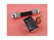 Dual LED Digital voltmeter Ammeter DC 0 100A FL 2 current Shunt resistor 75mV