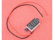 Blue LED Panel Meter Mini Lithium Battery Digital Voltmeter DC 3.3V 30V 20mA