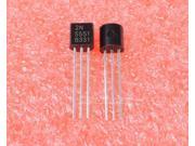 50Pcs 2N5551 TO 92 Through Hole NPN Bipolar Transistors