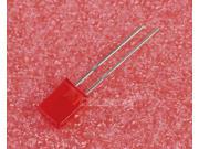 50pcs 2x5x7mm Rectangle Red Red LED Light Emitting Diode
