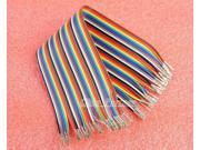 40pcs Dupont Jumper Cable Wire 1P Female Pin Connector 2.54mm 20cm DIY