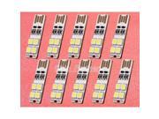 10pcs USB Light Board Pure White 5050 SMD LED Double Sided USB Interface NEW
