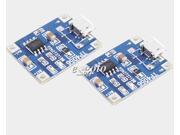 2pcs Micro USB 5V 1A Lithium Battery Charging Board Charger Module for Arduino 2pcs Micro USB 5V 1A Lithium Battery Charging Board Charger Module for Arduino