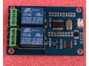 MICRO USB 5V 2 Channel Relay Module USB Control Relay Module