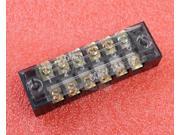 600V 15A Wire Terminal Connector w Six Position cover 6 positions