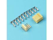 10sets KF2510 4Pin Connector Kits 2.54mm Male Pin Header Terminal Female