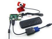Raspberry Pi Model B Pack C include Camera USB WiFi Mini Wireless Keyboard etc