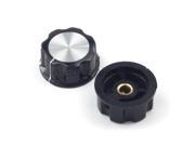 10pcs A04 Bakelite Potentiometer Amplifier Knobs Cap Cover 33*16*6mm Black