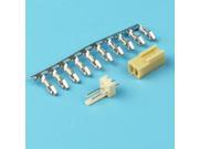 10sets KF2510 2Pin Connector Kits 2.54mm Male Pin Header Terminal Female