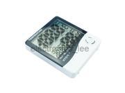 HTC 1 Digital Hygrometer Temperature and Humidity Meter Clock Alarm LCD Display