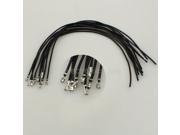 100pcs XH2.54 Single Tin Header 20CM Terminal wire Connector wire Black 24AWG