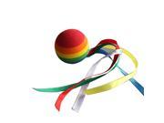 Car Antenna Toppers Rainbow Ball Colored Ribbon Antenna Balls