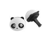 2x Auto Dashboard Air Freshener blink Lovely Panda Perfume Diffuser for Car Black