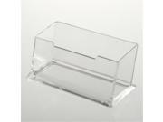 Practical Clear Acrylic Plastic Desktop Business Card Holders Display Stands