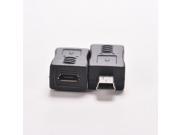 Converter Adaptor for Micro USB Female to Mini USB Male Adapter Charger