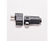 USB 5Pin Female to Mini 5Pin Male 90 Degree Angle Adapter Converter
