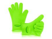 Five Fingers Thickened High Temperature Resistance Insulating Gloves 1 Green