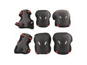 Tera Skateboard Roller Blading Elbow Knee Wrist Protective Safety Gear Pad Guard 6pcs Set Size S M L 2 Color