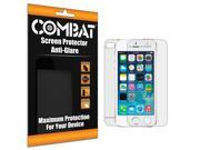 Combat 6 Pack Anti Glare Matte Front Back Screen Protector for Apple iPhone 5 5S