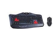 K RAY KM6500 High Quality Wired Gaming Keyboard with Wired Keyboard Mouse Combos Back with Red
