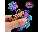 New Rainbow EDC Fidget Hand Spinner Torqbar Brass ADHD Autism Focus Finger Toys