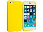 Yellow Silicone Soft Skin Rubber Case Cover for Apple iPhone 6 Plus 5.5