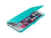 Baby Blue Magnetic Flip Wallet Case Cover Pouch for Apple iPhone 6 Plus 5.5
