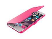 Hot Pink Magnetic Flip Wallet Case Cover Pouch for Apple iPhone 6 Plus 5.5