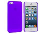 Purple Crystal Hard Back Cover Case for Apple iPhone 5 5S
