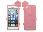 Apple iPhone 5S 5 Pink Frog Peeking Pets Skin Case Cover