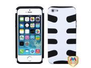 Apple iPhone 5S 5 Solid Ivory White Black Fishbone Phone Case Cover