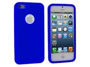 Blue Circles Silicone Soft Skin Case Cover for Apple iPhone 5 5S