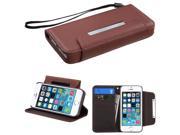 Apple iPhone 5S 5 Brown MyJacket Wallet Case Cover