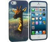 Giraffe Clouds TPU Design Soft Case Cover for Apple iPhone 5 5S