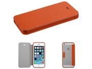 Apple iPhone 5S 5 Orange MyJacket Wallet Case
