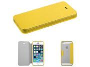 Apple iPhone 5S 5 Yellow MyJacket Wallet Case