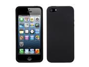 Apple iPhone 5S 5 Solid Skin Case Cover Black