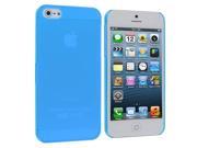 Blue 0.3mm Crystal Hard Back Cover Case for Apple iPhone 5 5S