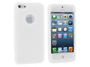 White Circles Silicone Soft Skin Case Cover for Apple iPhone 5 5S