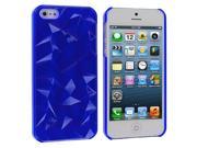 Blue Diamond Crystal Hard Back Cover Case for Apple iPhone 5 5S