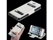 Apple iPhone 5S 5 White Premium Book Style MyJacket Wallet Case Cover