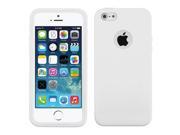 Apple iPhone 5S 5 White Visible book style Candy Skin Case Cover