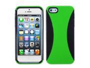 Apple iPhone 5S 5 Green Black Mixy Phone Protector Case Cover