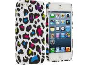 Colorful Leopard TPU Design Soft Case Cover for Apple iPhone 5 5S