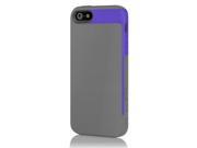 Incipio iPhone 5 5S Faxion Case Grey Purple